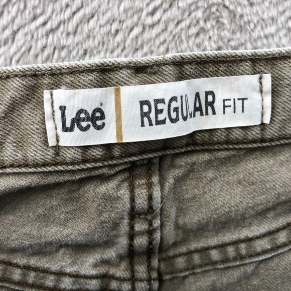 Lee Mens Jeans Size 32x30 Straight Leg Slim Regular Fit 100% Cotton Causal Gray - Picture 3 of 16